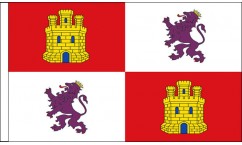 Castile and Leon Table Flags